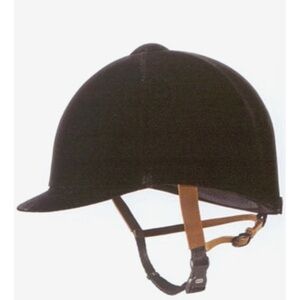 Grand Prix Classic - black velvet equestrian riding hat